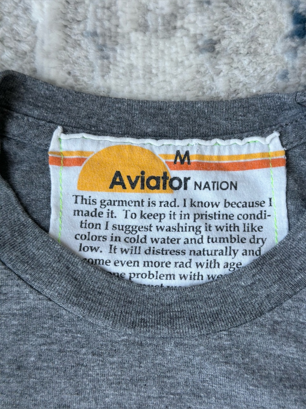 Aviator Nation LOCALS ONLY Boyfriend Tee - Picture 2 of 5